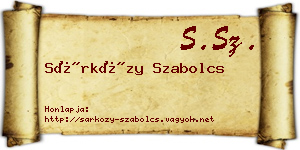 Sárközy Szabolcs névjegykártya